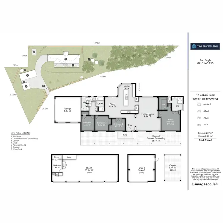 Floorplan of Homely house listing, 17 Cobaki Road, Tweed Heads West NSW 2485
