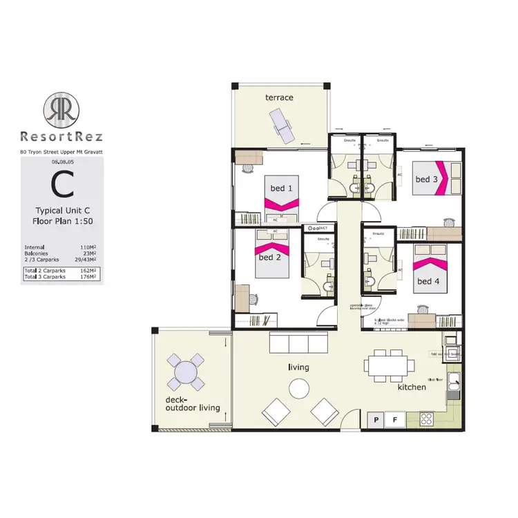 Floorplan of Homely unit listing, 24/80 Tryon Street, Upper Mount Gravatt QLD 4122