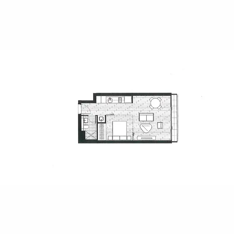 Floorplan of Homely apartment listing, 809/301-303 Botany Road, Zetland NSW 2017