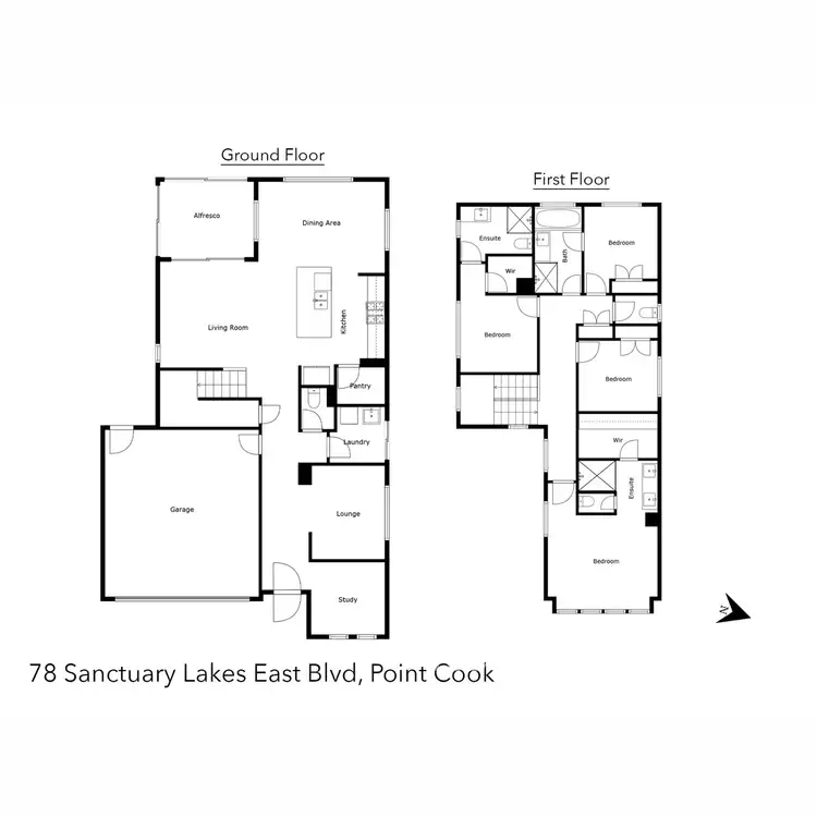 Floorplan of Homely house listing, 78 Sanctuary Lakes East Boulevard, Sanctuary Lakes VIC 3030