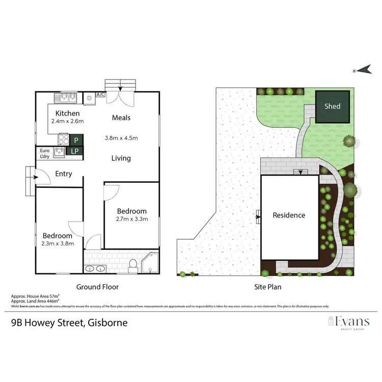Floorplan of Homely house listing, 9B Howey Street, Gisborne VIC 3437