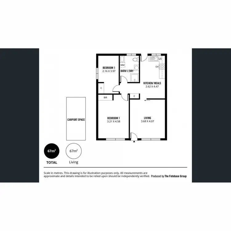 Floorplan of Homely unit listing, 8/12 Jeffrey Street, Brooklyn Park SA 5032