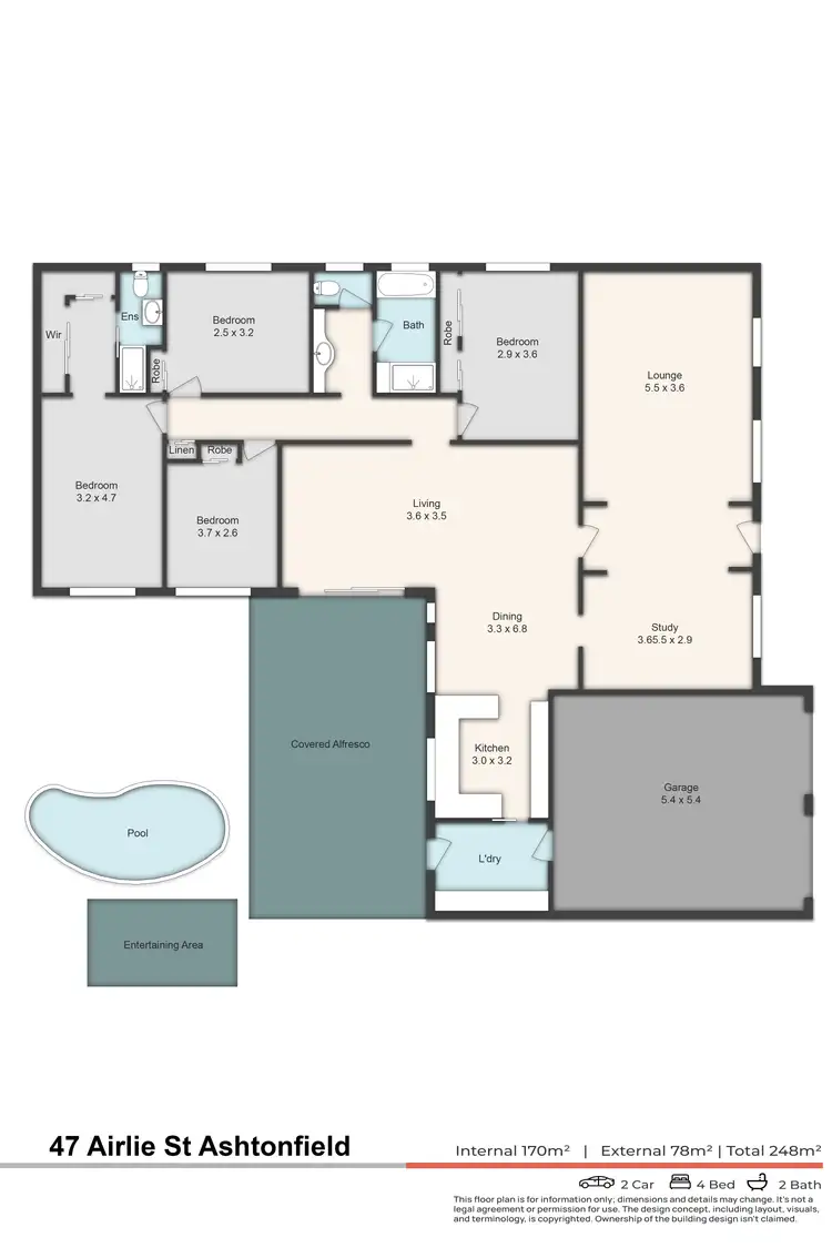 Floorplan of Homely house listing, 47 Airlie Street, Ashtonfield NSW 2323