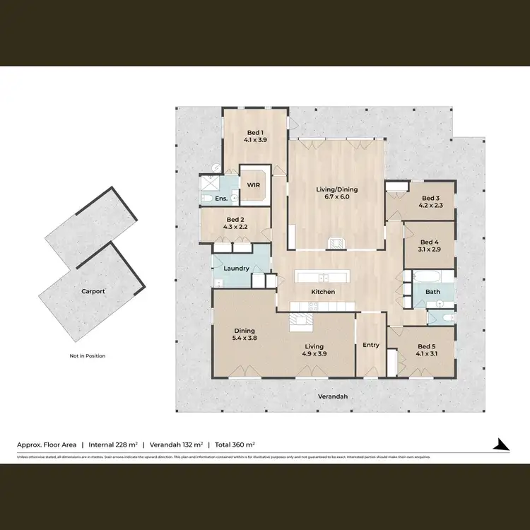 Floorplan of Homely rural property listing, 61 Layfield Road, Anstead QLD 4070