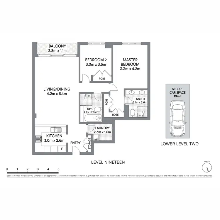 Floorplan of Homely apartment listing, 168 Kent Street, Sydney NSW 2000