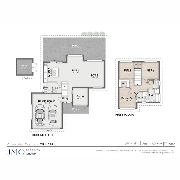 Floorplan of Homely house listing, 8 Lancelot Crescent, Ormeau QLD 4208