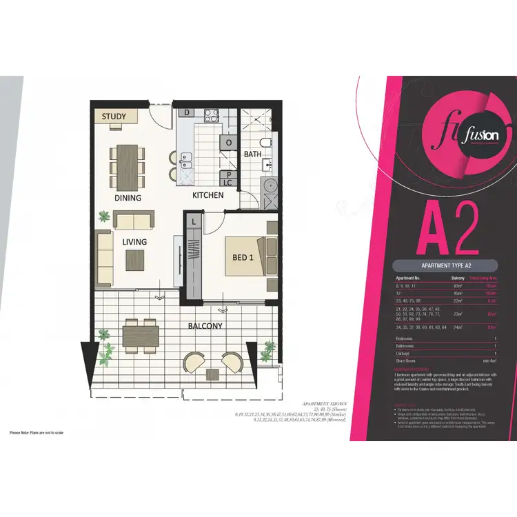 Floorplan of Homely apartment listing, 10/8 Riversdale Road, Burswood WA 6100