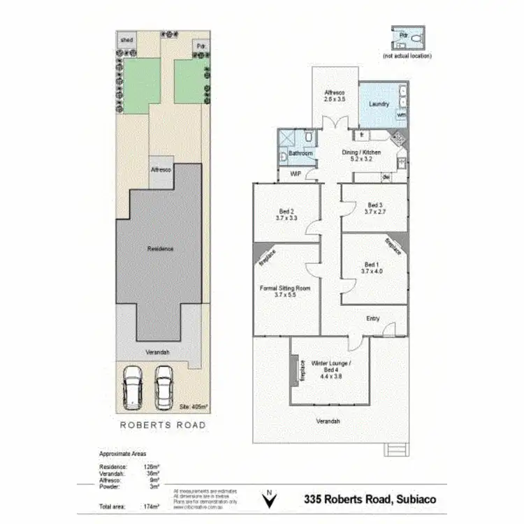 Floorplan of Homely house listing, 335 Roberts Road, Subiaco WA 6008