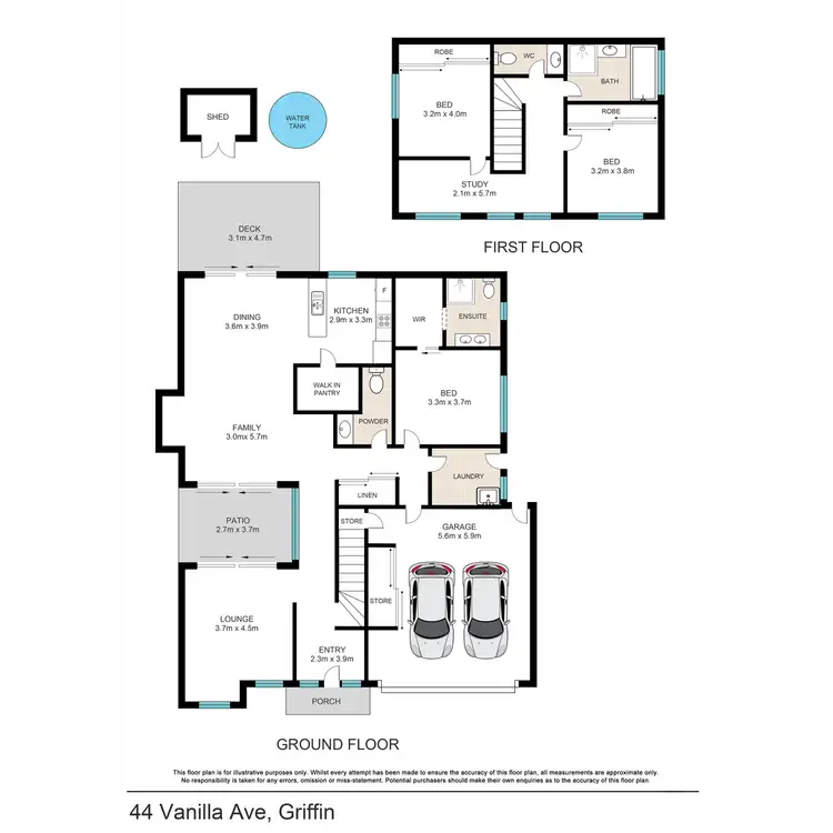Floorplan of Homely house listing, 44 Vanilla Avenue, Griffin QLD 4503