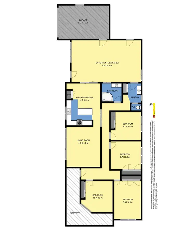 Floorplan of Homely rural property listing, 1995 Corangamite Lake Road, Dreeite VIC 3249