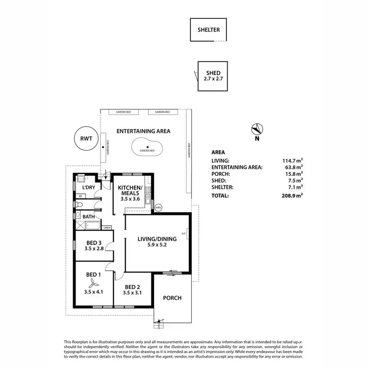 Floorplan of Homely house listing, 24 Elizabeth Street, Mannum SA 5238