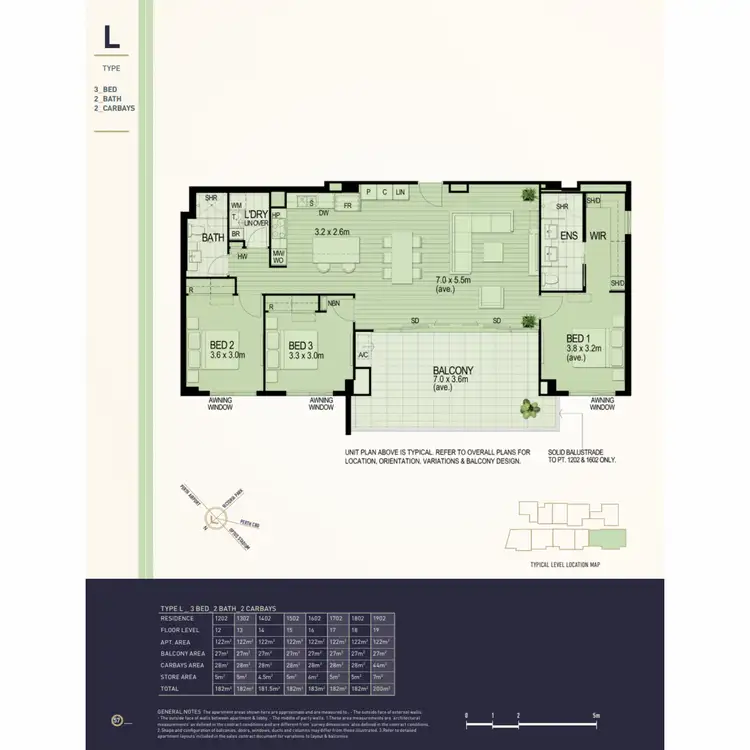 Floorplan of Homely apartment listing, 1202/31 Rowe Avenue, Rivervale WA 6103