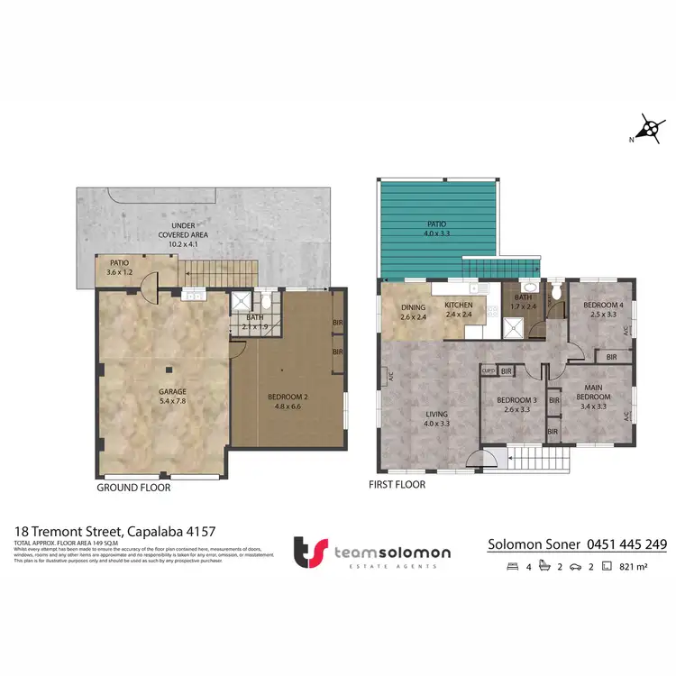Floorplan of Homely house listing, 18 Tremont Street, Capalaba QLD 4157