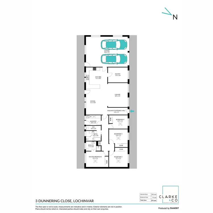 Floorplan of Homely house listing, 3 Dunnering Close, Lochinvar NSW 2321