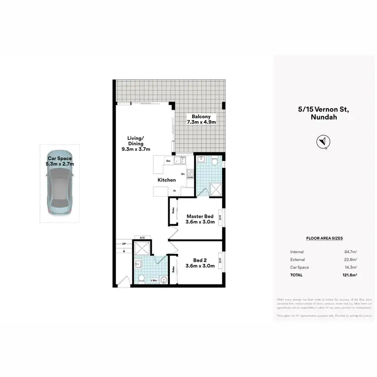 Floorplan of Homely unit listing, 5/15 Vernon Street, Nundah QLD 4012