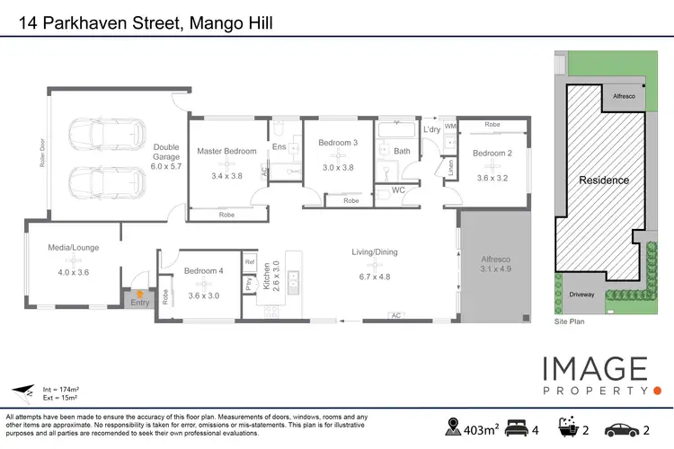 Floorplan of Homely house listing, 14 Parkhaven Street, Mango Hill QLD 4509