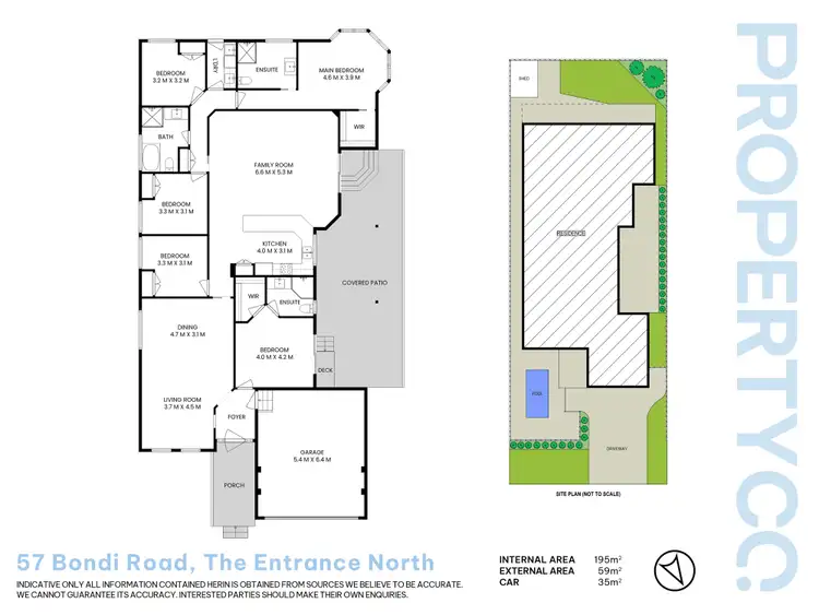 Floorplan of Homely house listing, 57 Bondi Road, The Entrance North NSW 2261
