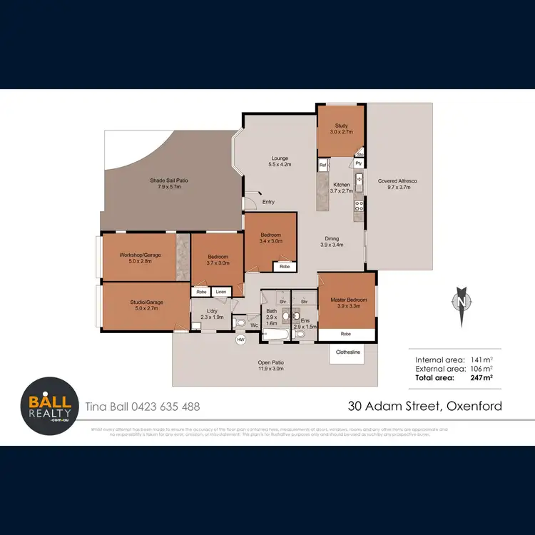 Floorplan of Homely house listing, 30 Adam Street, Oxenford QLD 4210
