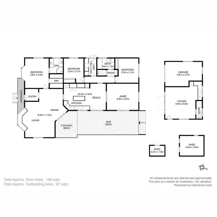 Floorplan of Homely house listing, 18 Esplanade, Swansea TAS 7190