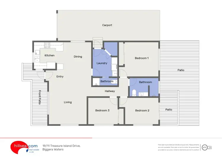 Floorplan of Homely retirement listing, 19/11 Treasure Island, Biggera Waters QLD 4216