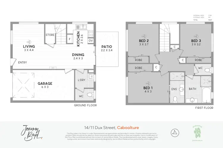 Floorplan of Homely unit listing, 14/11 Dux Street, Caboolture QLD 4510