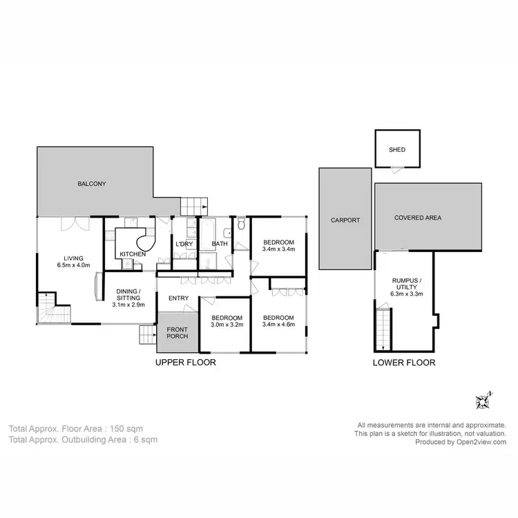 Floorplan of Homely house listing, 1 Como Street, Howrah TAS 7018