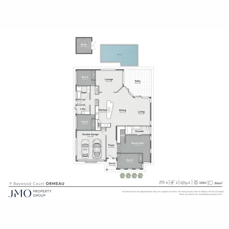 Floorplan of Homely house listing, 9 Baywood Court, Ormeau QLD 4208