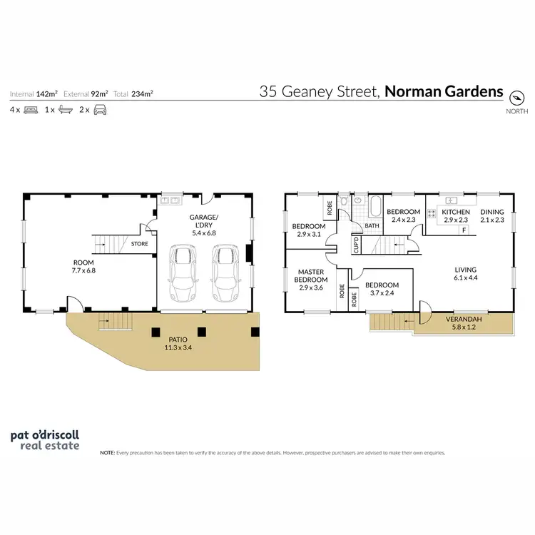 Floorplan of Homely house listing, 35 Geaney Street, Norman Gardens QLD 4701