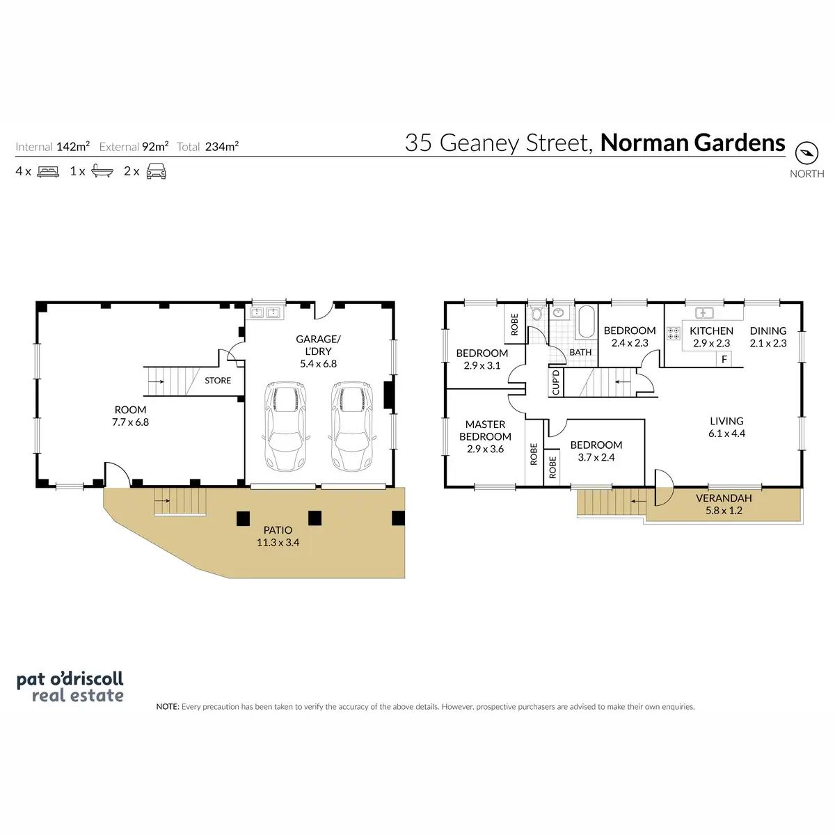 Floorplan of Homely house listing, 35 Geaney Street, Norman Gardens QLD 4701
