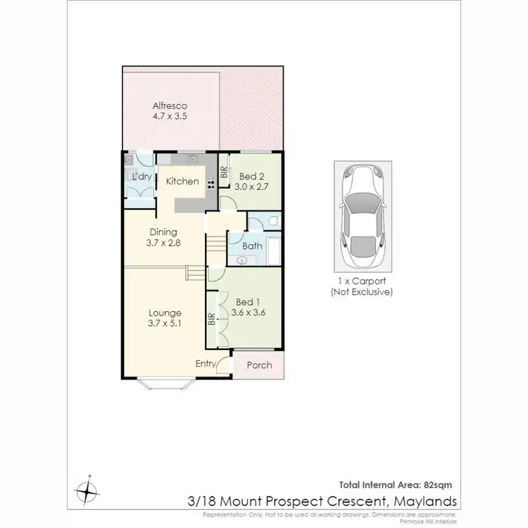 Floorplan of Homely villa listing, 3/18 Mount Prospect Crescent, Maylands WA 6051