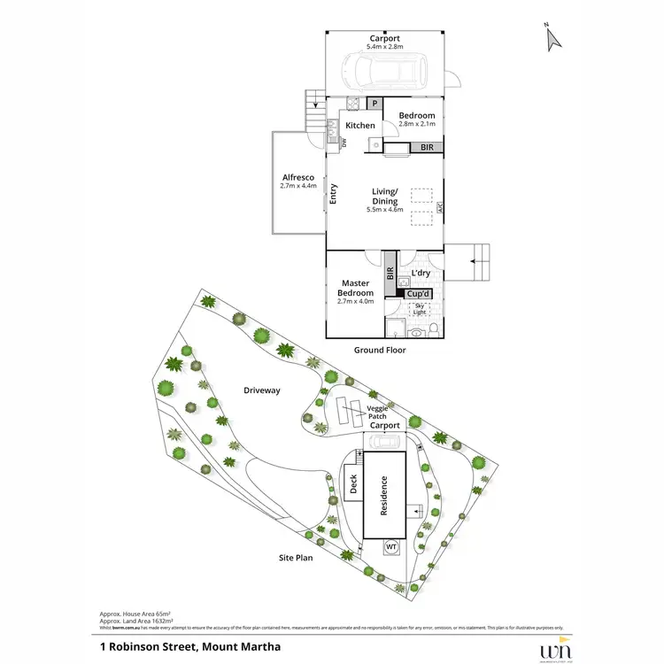 Floorplan of Homely house listing, 1 Robinson Street, Mount Martha VIC 3934