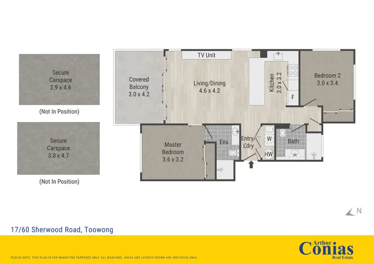 Floorplan of Homely apartment listing, 17/60 Sherwood Road, Toowong QLD 4066