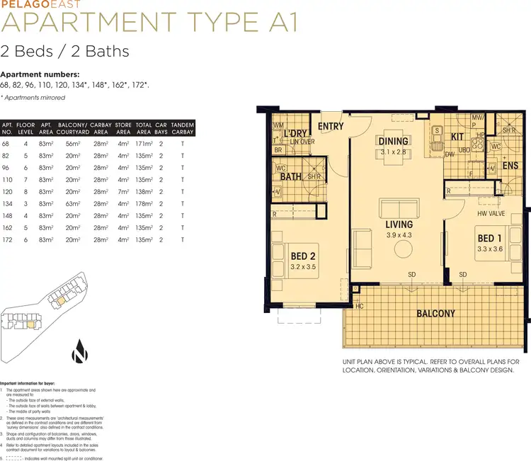 Floorplan of Homely apartment listing, 162/26 Sharpe Avenue, Pegs Creek WA 6714