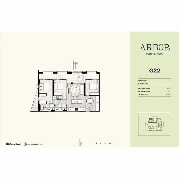 Floorplan of Homely apartment listing, G22/57 Ashmore Street, Erskineville NSW 2043