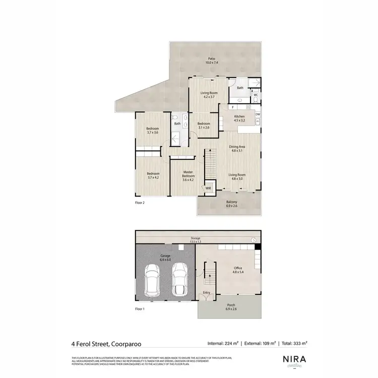 Floorplan of Homely house listing, 4 Ferol Street, Coorparoo QLD 4151