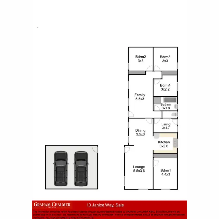 Floorplan of Homely house listing, 10 Janice Way, Sale VIC 3850