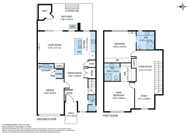 Floorplan of Homely townhouse listing, 52 Thomson Street, Sale VIC 3850