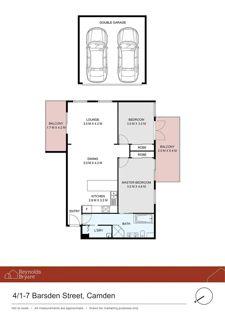 Floorplan of Homely unit listing, 4/1-7 Barsden Street, Camden NSW 2570