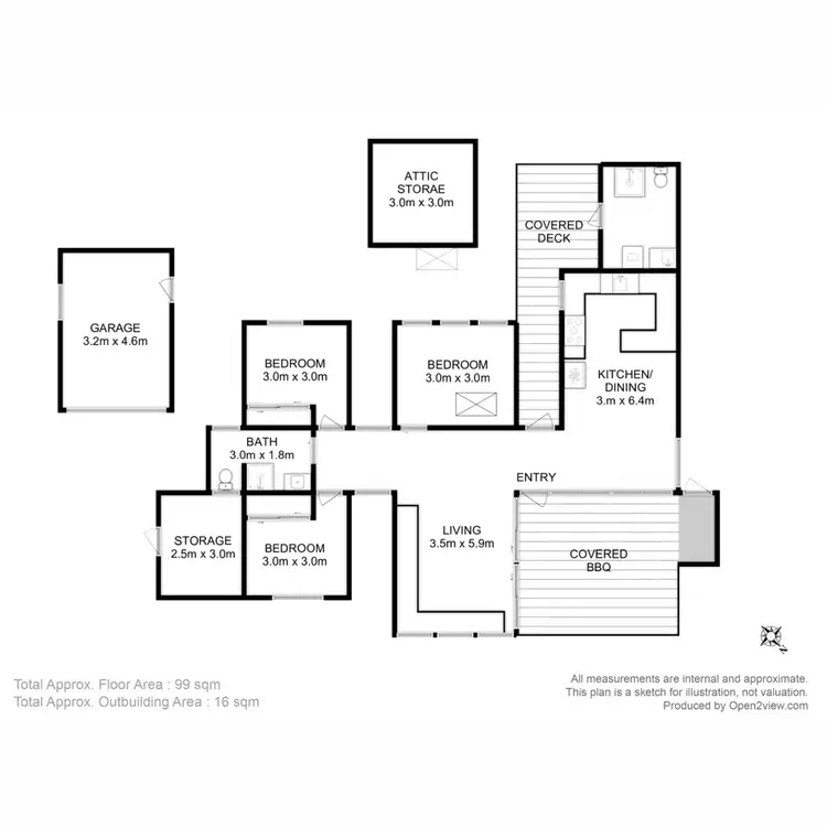 Floorplan of Homely house listing, 10 East Shelly Road, Orford TAS 7190