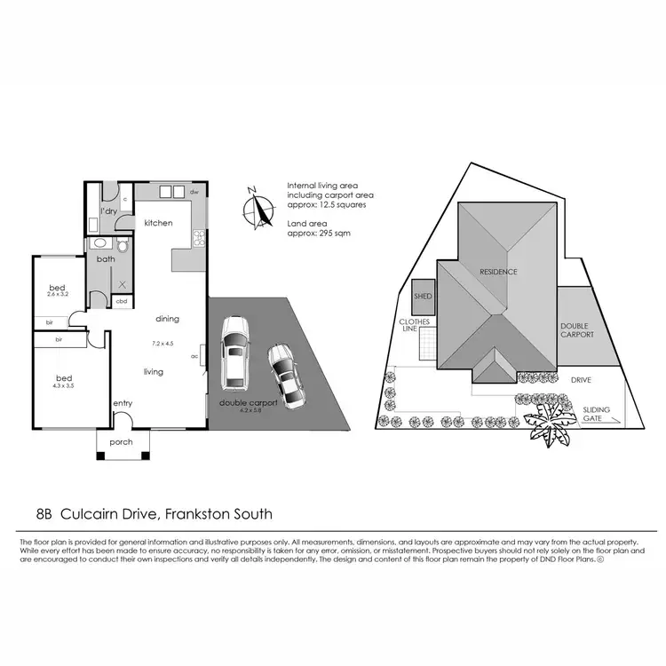 Floorplan of Homely house listing, 8B Culcairn Drive, Frankston South VIC 3199