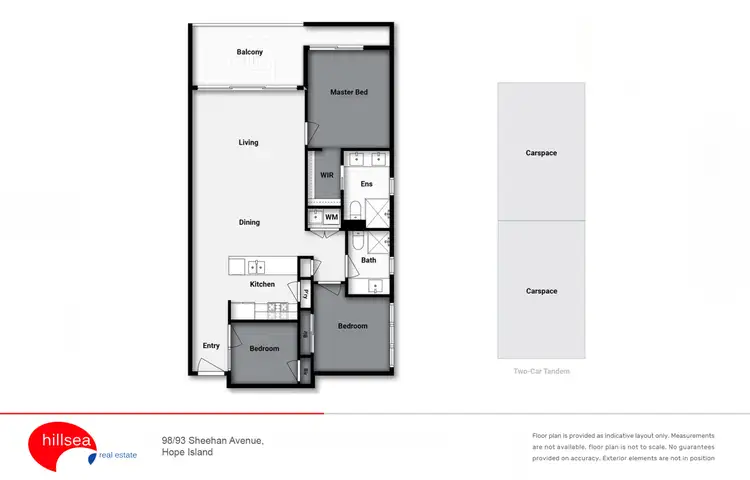 Floorplan of Homely unit listing, 98/93 Sheehan Avenue, Hope Island QLD 4212
