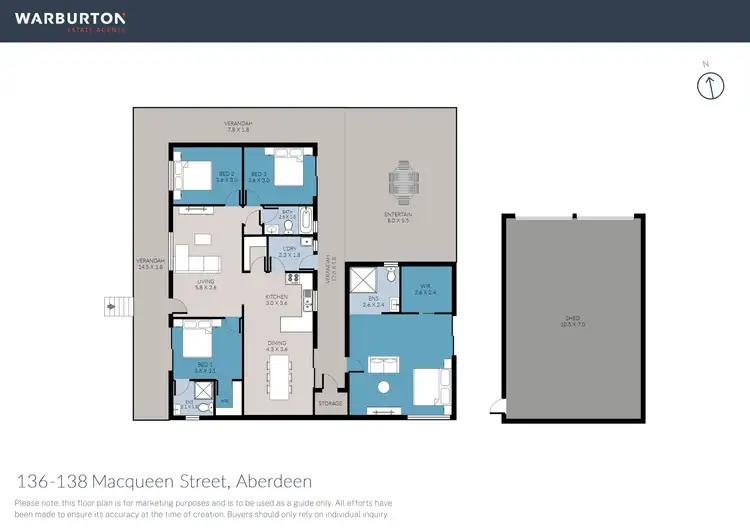 Floorplan of Homely house listing, 136-138 MacQueen Street, Aberdeen NSW 2336