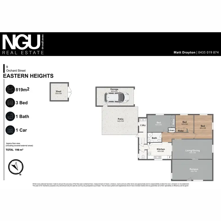 Floorplan of Homely house listing, 9 Orchard Street, Eastern Heights QLD 4305