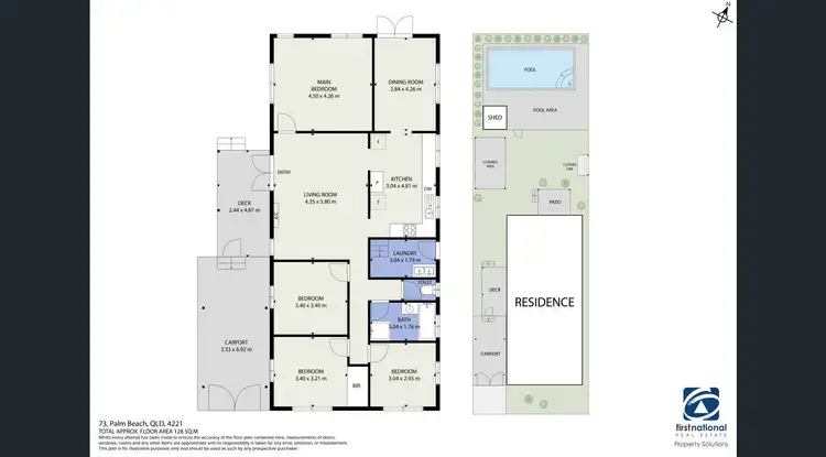 Floorplan of Homely house listing, 73 Palm Beach Avenue, Palm Beach QLD 4221
