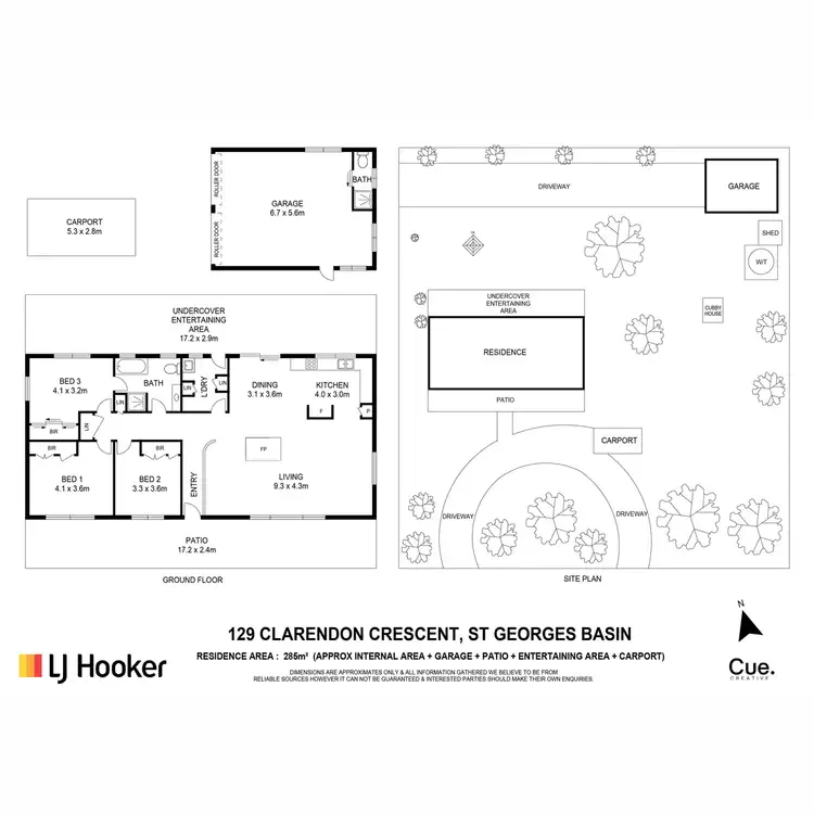 Floorplan of Homely house listing, 129 Clarendon Crescent, St Georges Basin NSW 2540