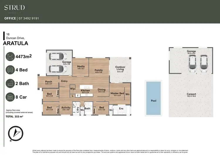 Floorplan of Homely house listing, 16 Duncan Drive, Aratula QLD 4309