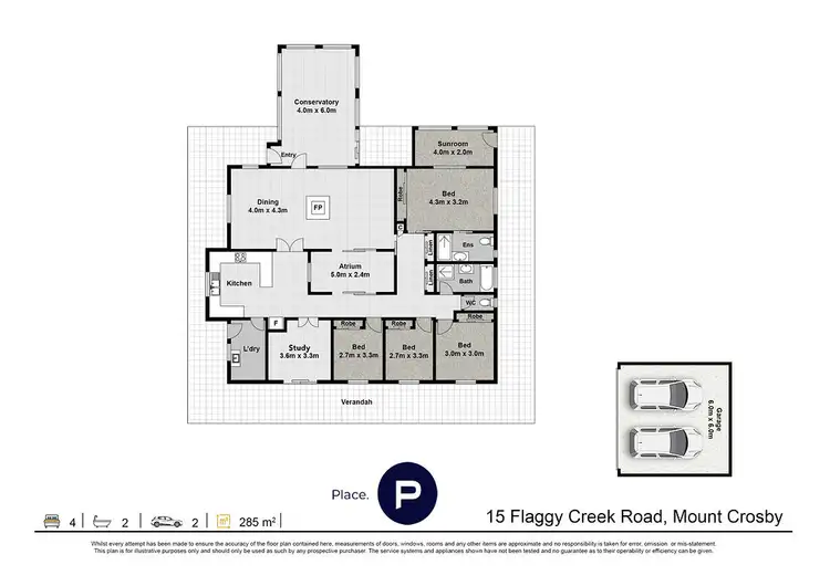 Floorplan of Homely house listing, 15 Flaggy Creek Road, Mount Crosby QLD 4306