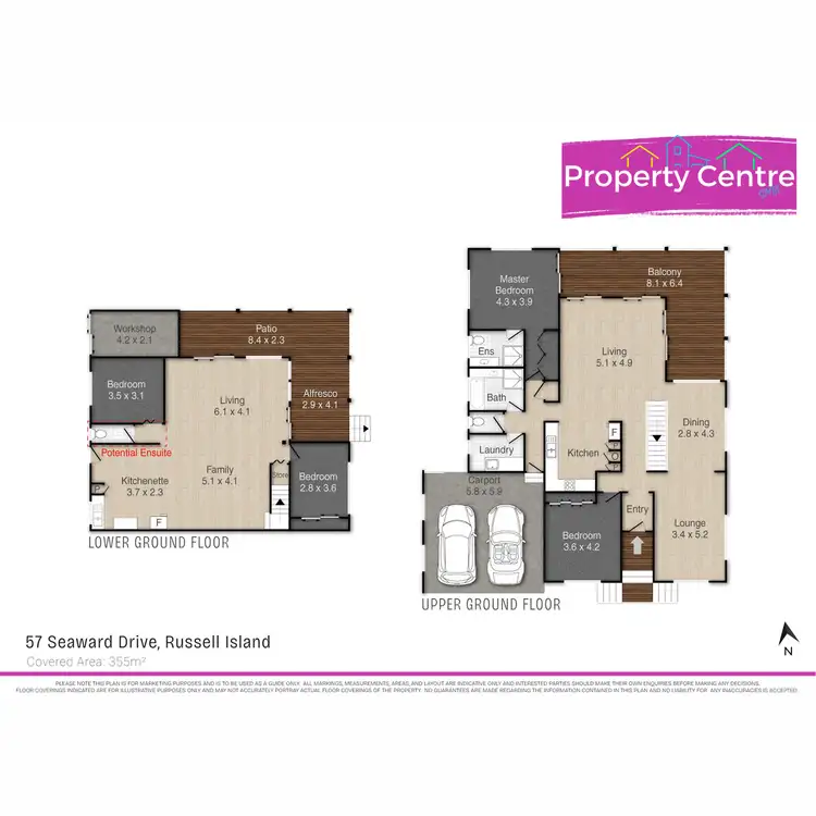 Floorplan of Homely house listing, 57 Seaward Drive, Russell Island QLD 4184