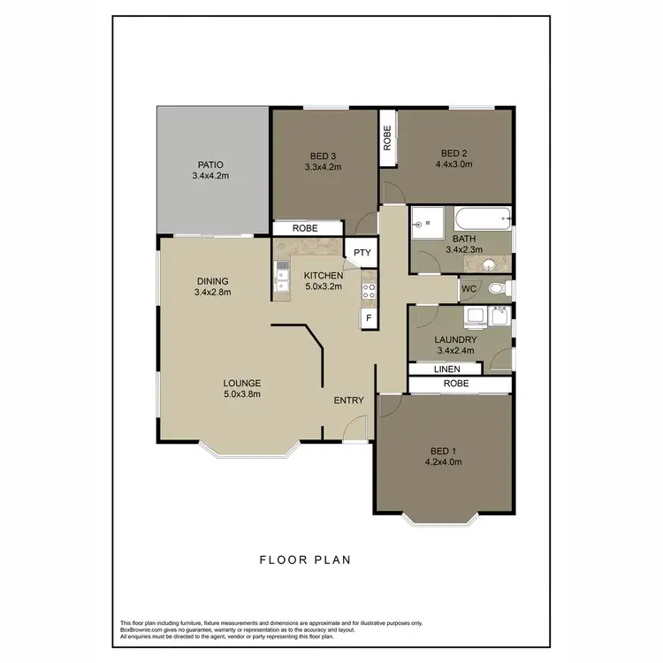 Floorplan of Homely house listing, 4 Sofia Street, Applethorpe QLD 4378