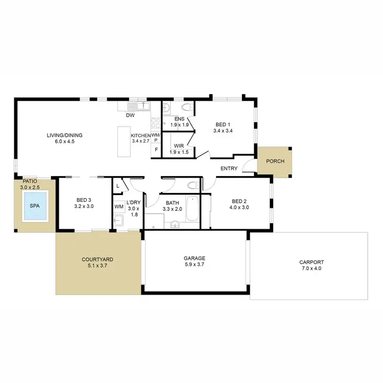 Floorplan of Homely house listing, Lot 11 Tindle Street, Redbank Plains QLD 4301
